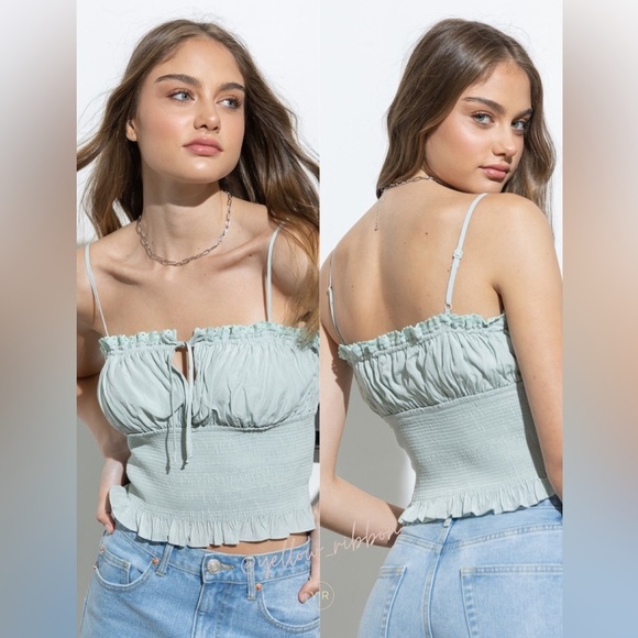 NEW Jenny Smocked Cami Top - Picture 5 of 9